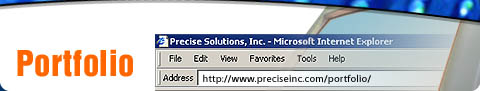Precise Solutions Incorporated - Portfolio